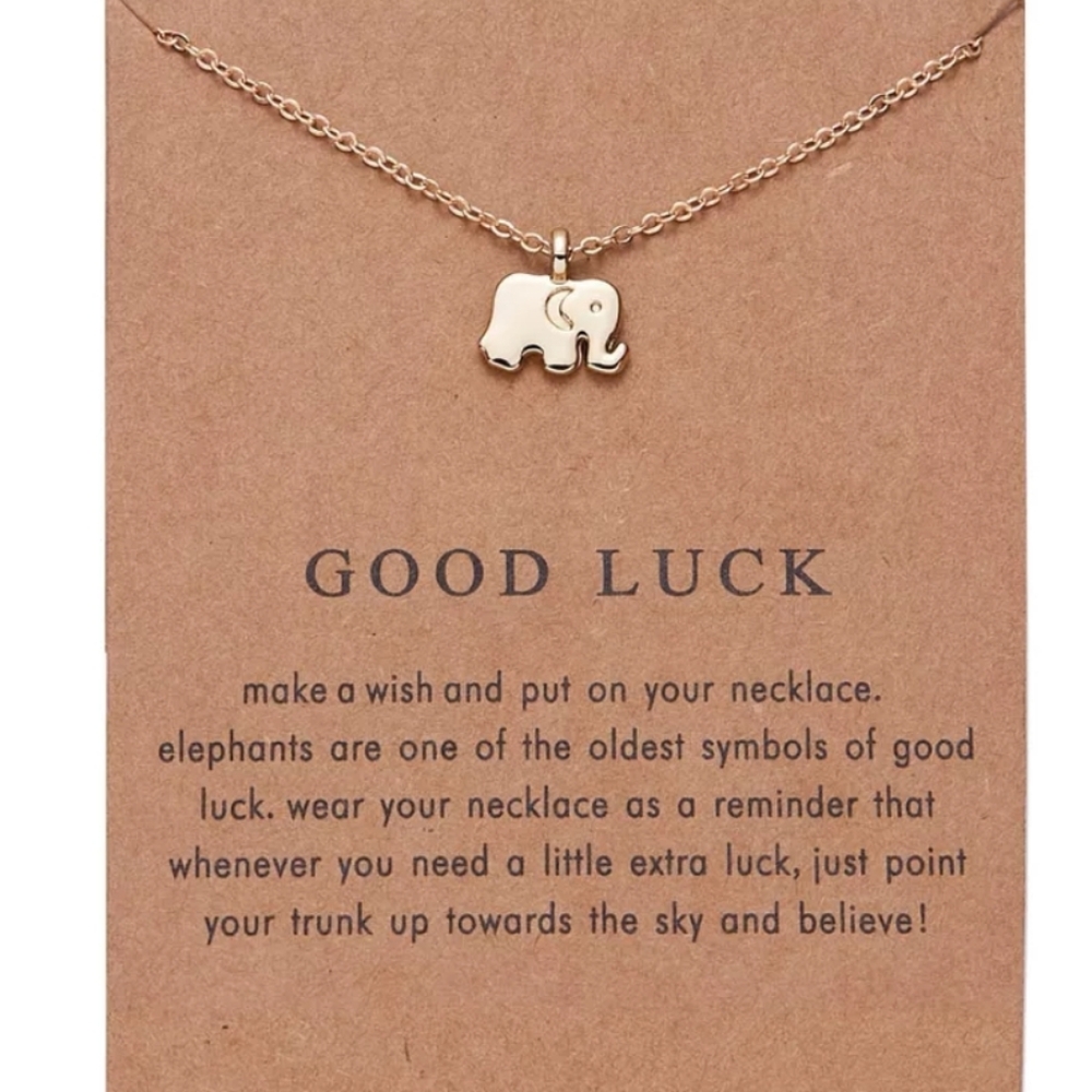 GOOD LUCK ELEPHANT NECKLACE